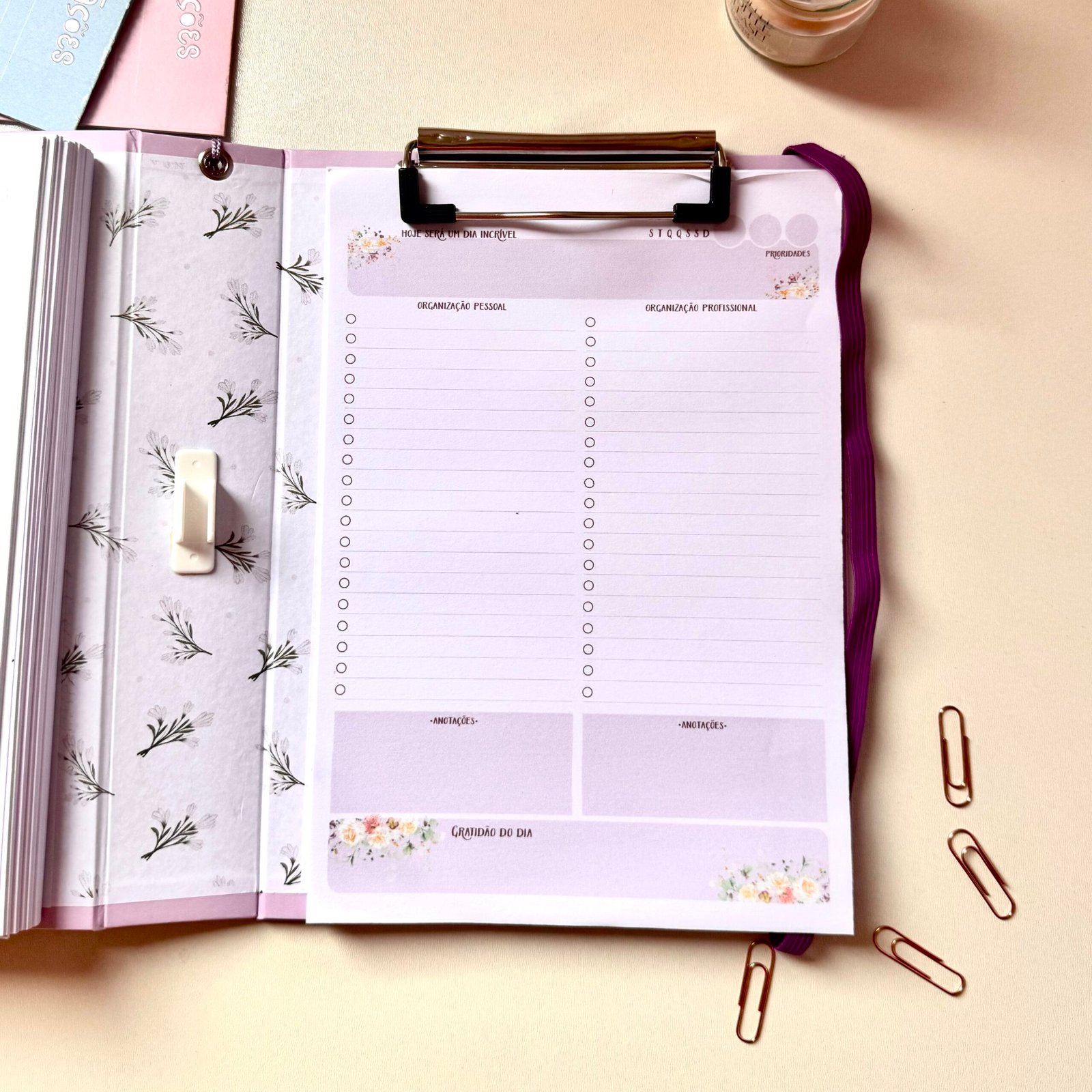 Agenda de Agendamento Prancheta - Datada - Image 6