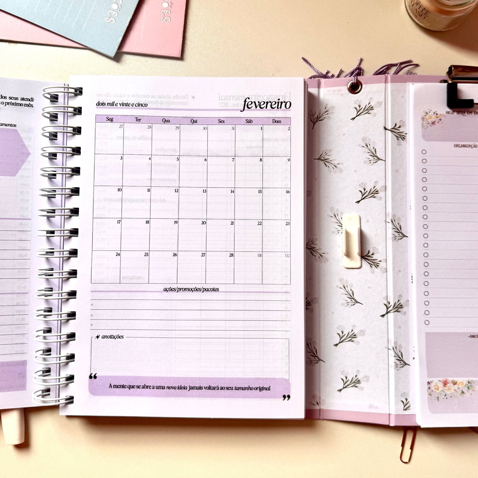 Agenda de Agendamento Prancheta - Datada - Image 5