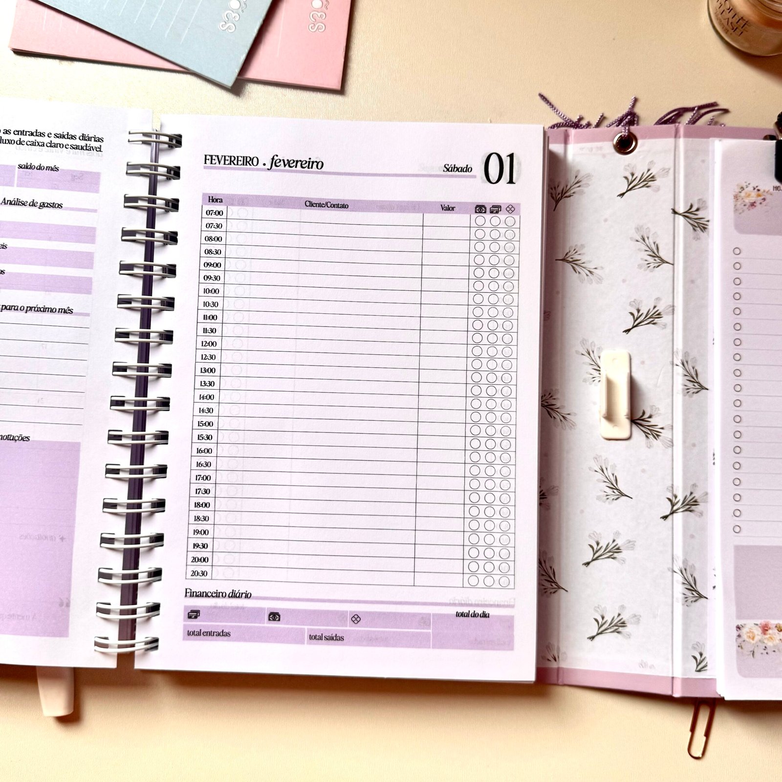 Agenda de Agendamento Prancheta - Datada - Image 4