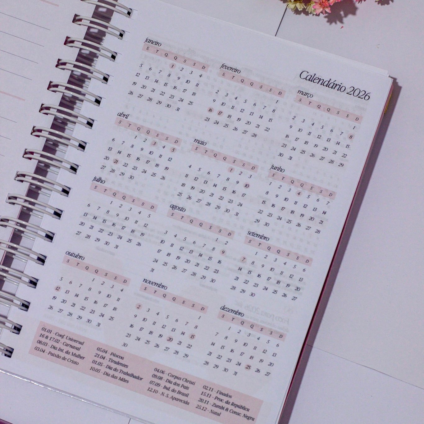 Agenda 1 dia por página - 2026 - Image 3